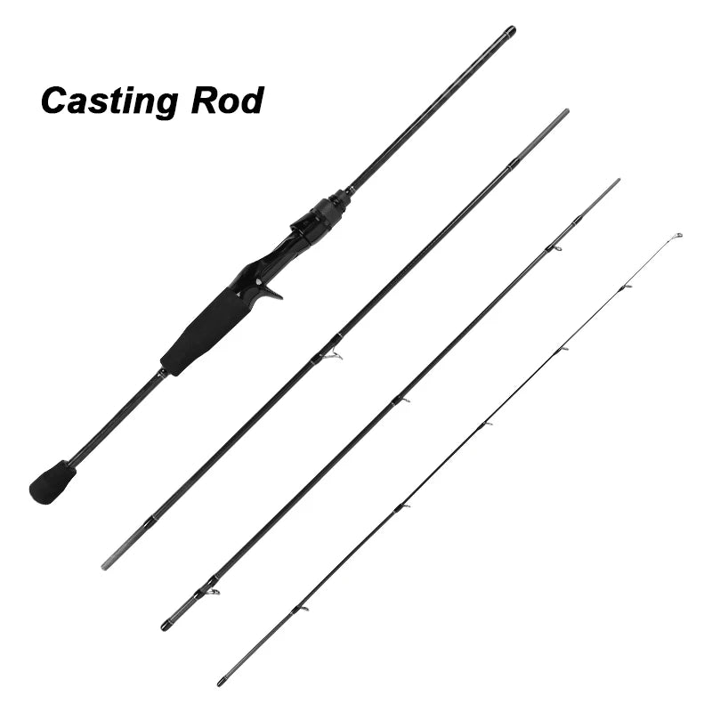 MIFINE MICROBITE TRAVEL Spinning Casting Rod 40+46T Carbon Fiber Fast Action 1.8M/1.98M/2.1M/2.2M Ultralight Lure Trout Pole