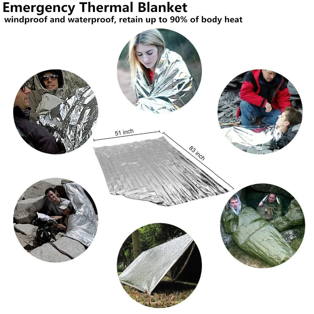 Professional Car Survival First Aid Kit Outdoor Camping Hiking First Aid Kit Emergency Gear Outdoor SOS Wilderness Adventure