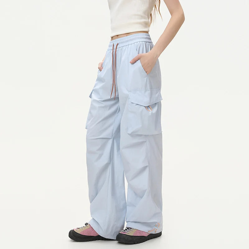 CHRLCK Women Waterproof Hiking Pants Quick Drying Fashion Cargo Pants Windproof Fishing Camping Cycling Trekking Trousers