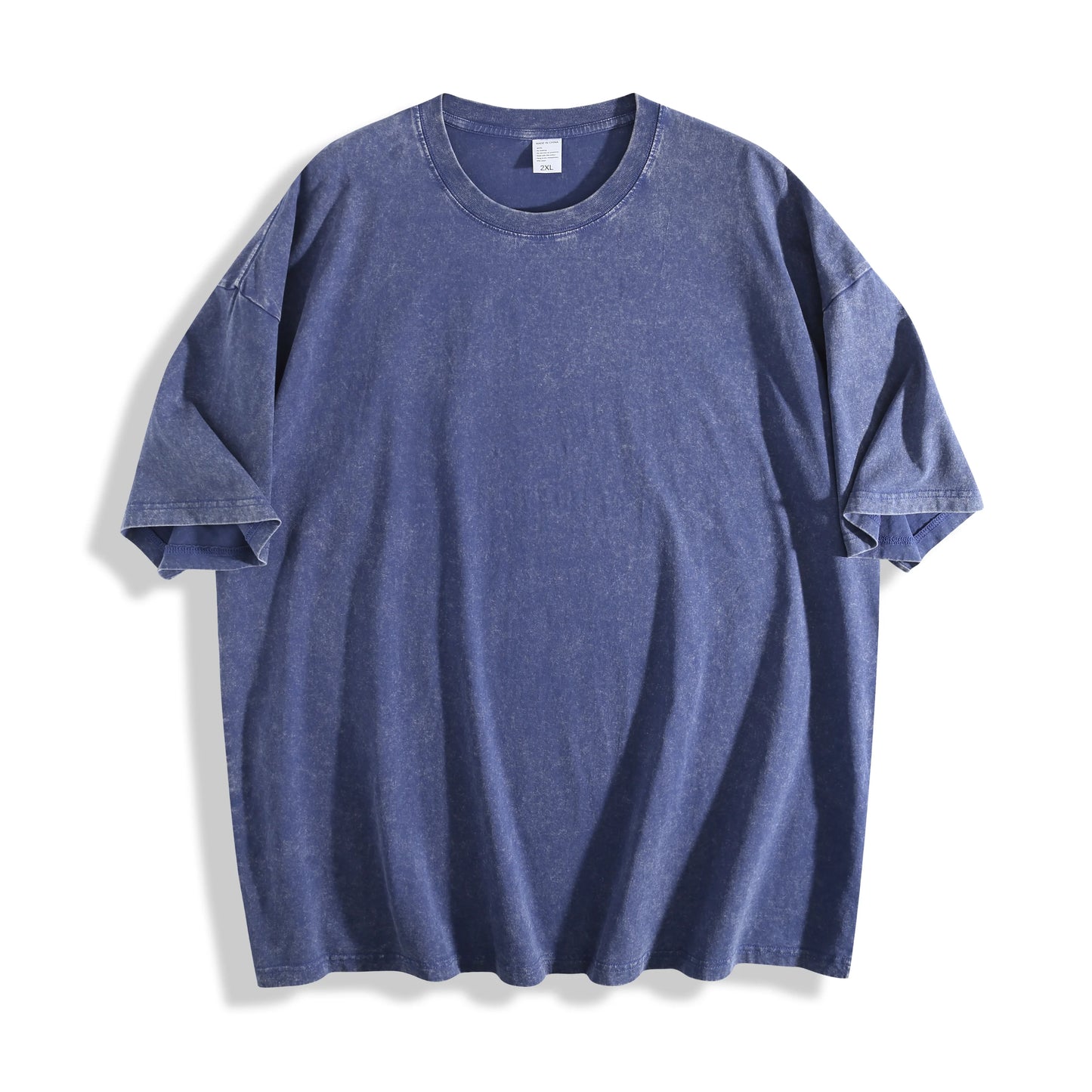 Men's Oversized Round Neck Short Sleeve T-Shirt, Soft Cotton, Casual Streetwear Style