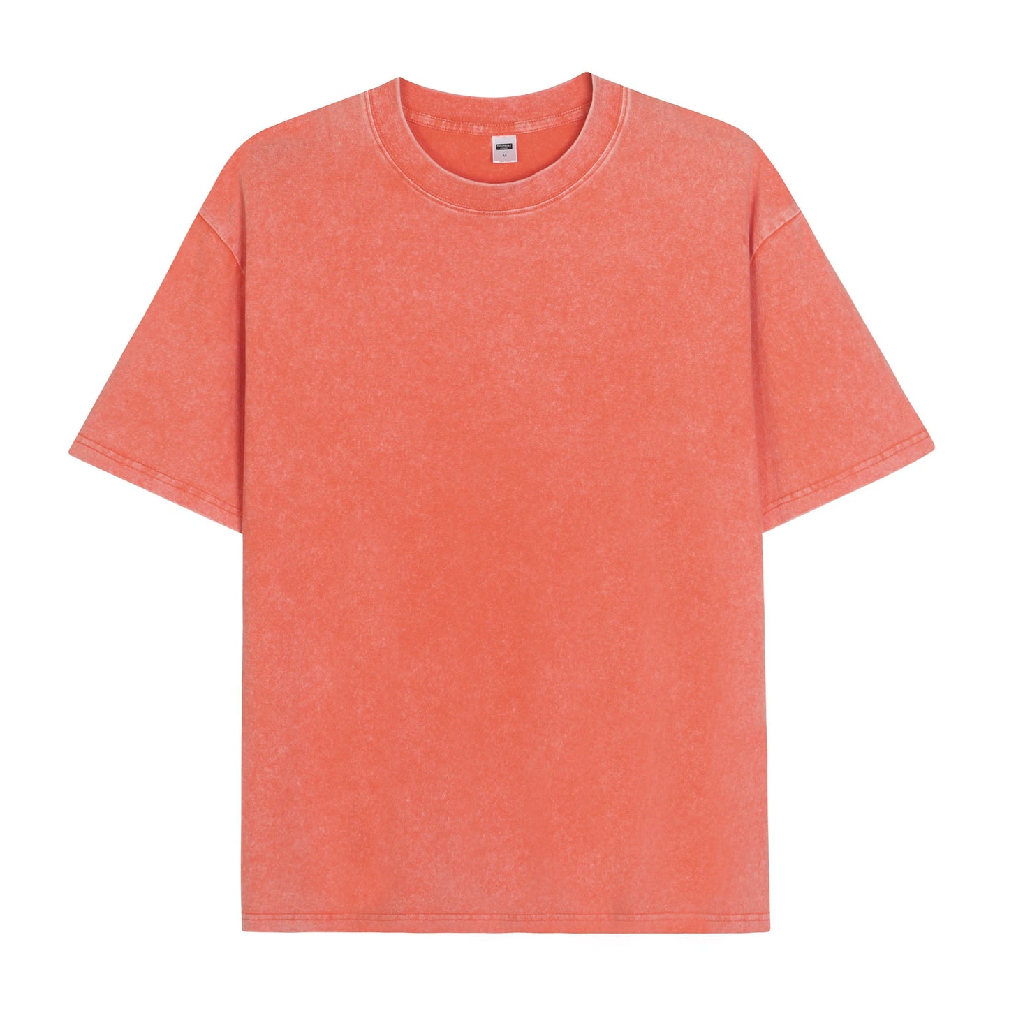 Men's Oversized Round Neck Short Sleeve T-Shirt, Soft Cotton, Casual Streetwear Style