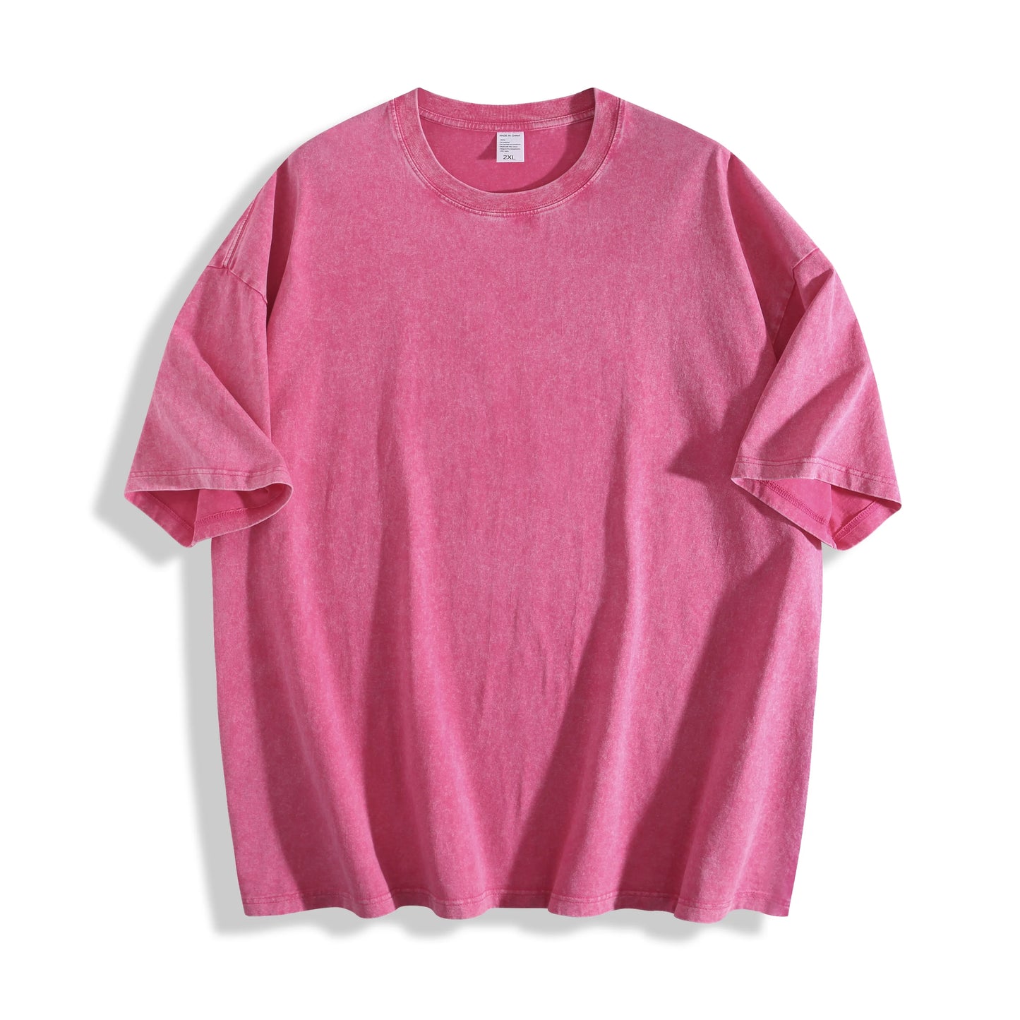 Men's Oversized Round Neck Short Sleeve T-Shirt, Soft Cotton, Casual Streetwear Style