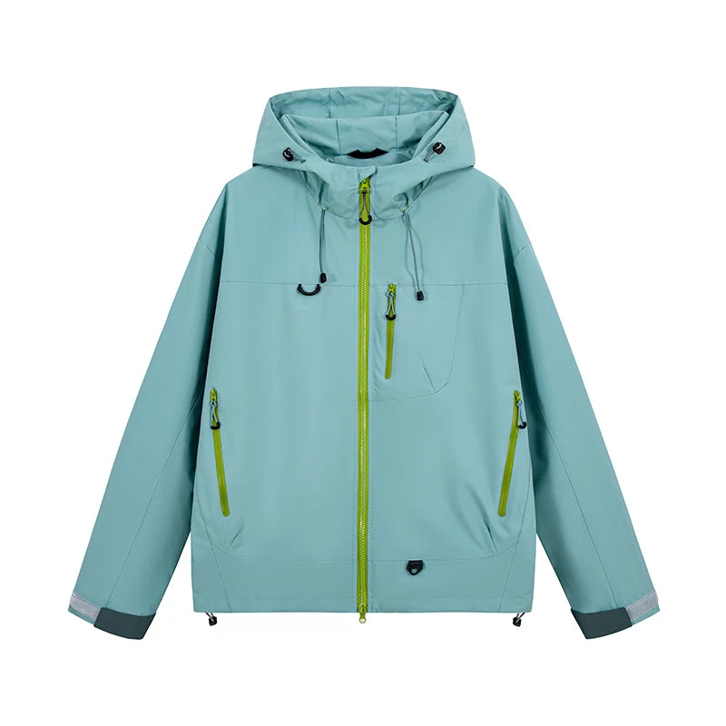 Autumn Sports Jacket Waterproof Windproof Jacket Men Women Outdoor Sports Hiking Running Mountaineering Hooded Casual Sport Coat