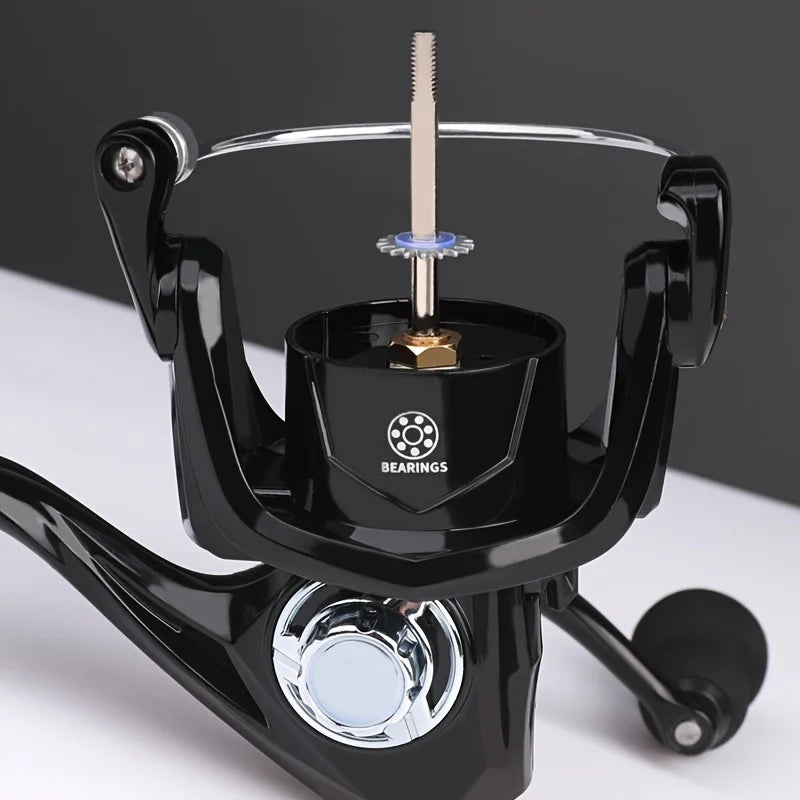 BILLINGS Spinning Reel 12KG Max Drag 5.2:1 Gear Ratio Metal Spool Durable Professional Fishing Reels, Multipurpose for Freshwater Saltwater Bass Trout Salmon Fishing