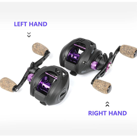 BILLINGS Baitcasting Reel 7KG Max Drag 6.5:1 Gear Ratio Ultra-smooth 12+1BB Professional Baitcaster Fishing Reels for Freshwater Saltwater Bass Trout Fishing