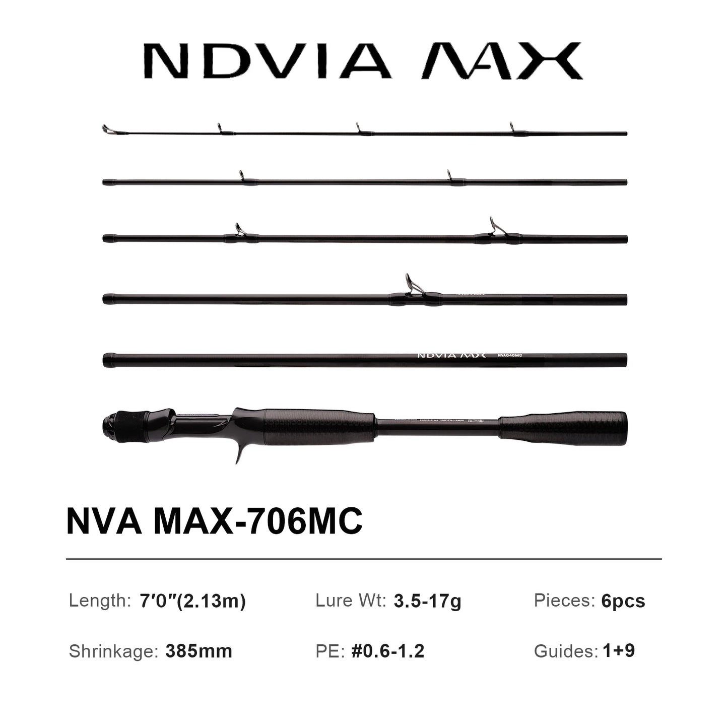 PURELURE NEW NDVIA MAX Ajing And Eging Tubular Tip 8FT 8.3FT 8.6FT 1.2-10G Soft Lure And EGI F/MF Action Perch Pike Zander Squid