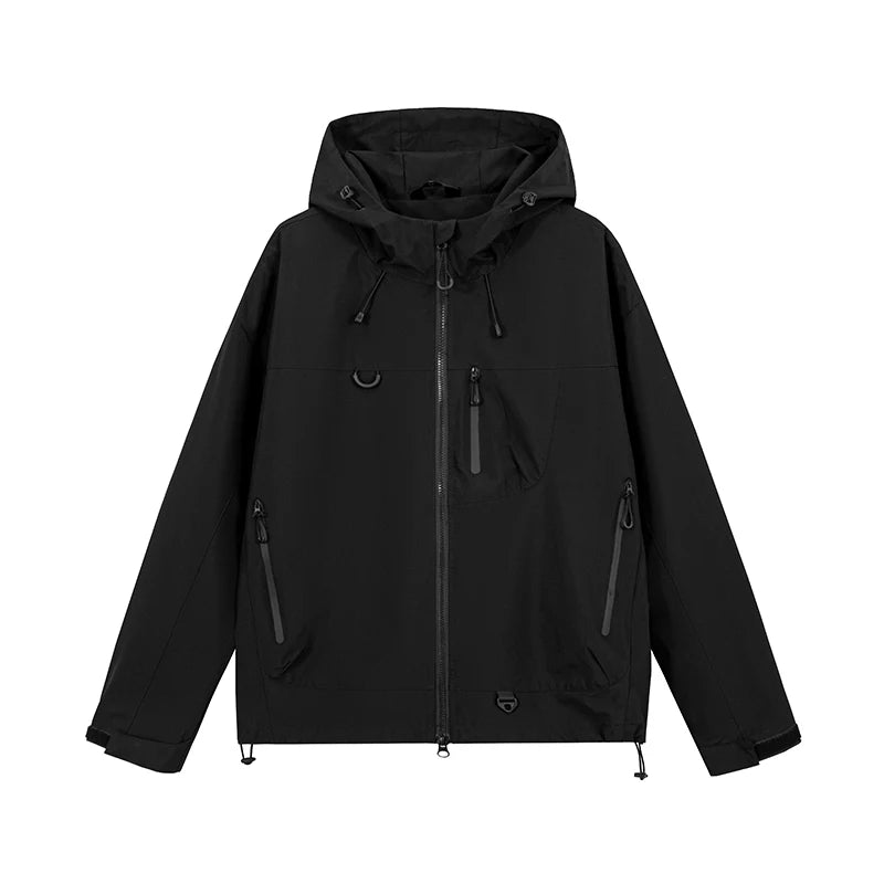 Autumn Sports Jacket Waterproof Windproof Jacket Men Women Outdoor Sports Hiking Running Mountaineering Hooded Casual Sport Coat