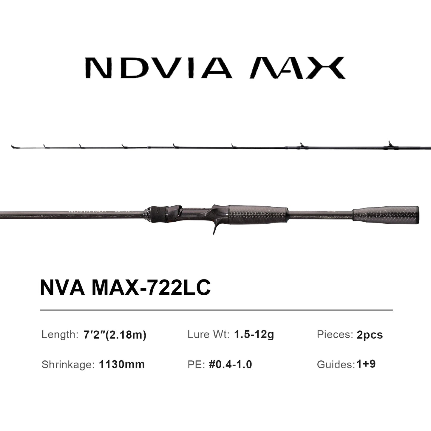 PURELURE NEW NDVIA MAX Ajing And Eging Tubular Tip 8FT 8.3FT 8.6FT 1.2-10G Soft Lure And EGI F/MF Action Perch Pike Zander Squid