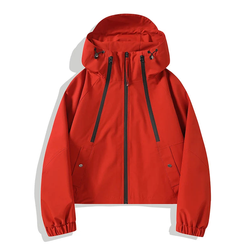 CHRLCK Women Waterproof Hiking 3IN1 Jackets Winter Warm Windproof Windbreakers Women Camping Trekking Thin Jacket Woman