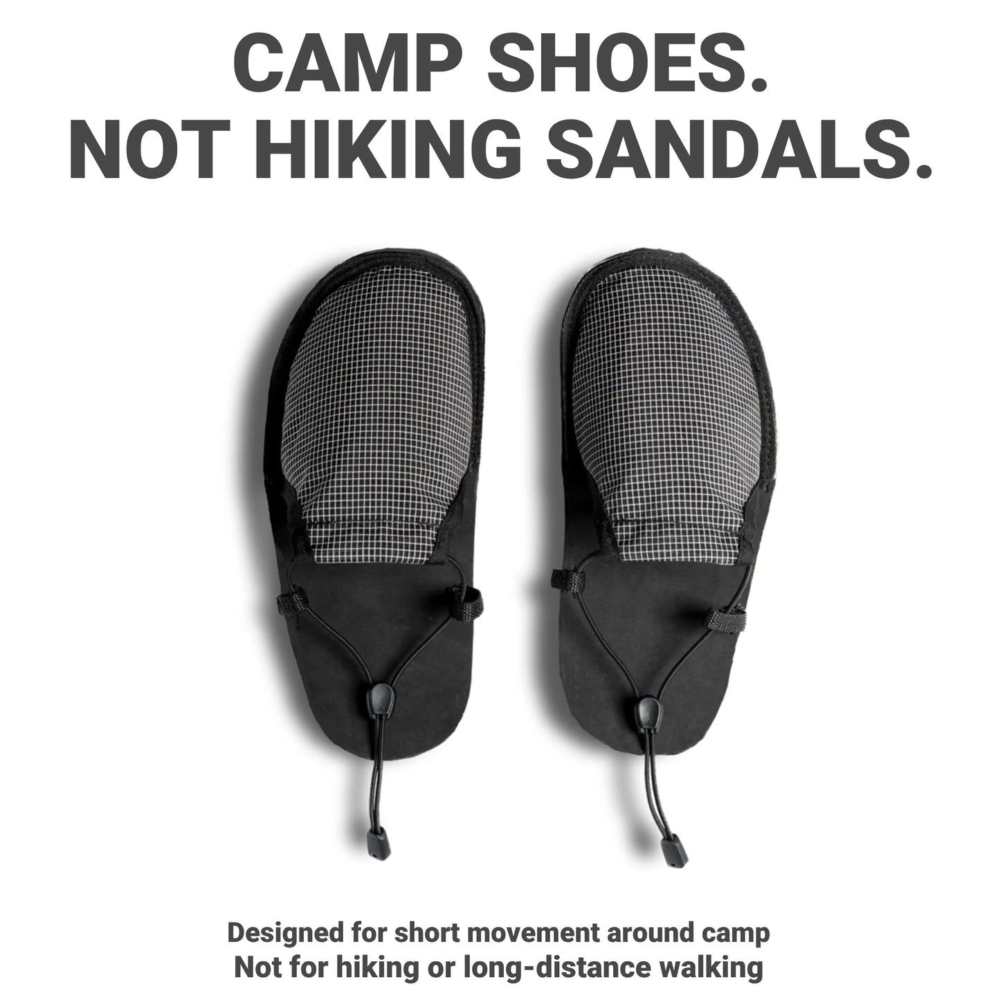 [HODRGEAR] Camp Shoes Ultralight Rollable Footwear Breathable Dyneema® Grid Upper Sole Packable Quick-Dry Short Camp Movement