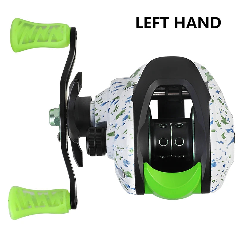 BILLINGS Baitcasting Reel 8KG Max Drag 6.3:1 Gear Ratio Magnetic Brake System  Bait Caster Fishing Reels for Freshwater Saltwater Bass Trout Fishing