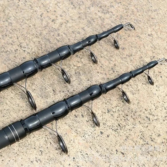 Superhard Telescopic Spinning Fishing Rods 1.8M-3.6M Ultra-Light Long Shot Sea Pole Long-Range High Quality Throwing Rod