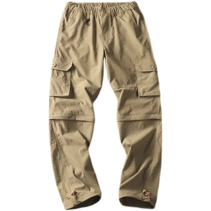 Women's Outdoor Cargo Pants, Loose Wide Leg Trousers, Summer Lightweight Quick-Dry Pants, Multi-Pocket Hiking & Camping Pants