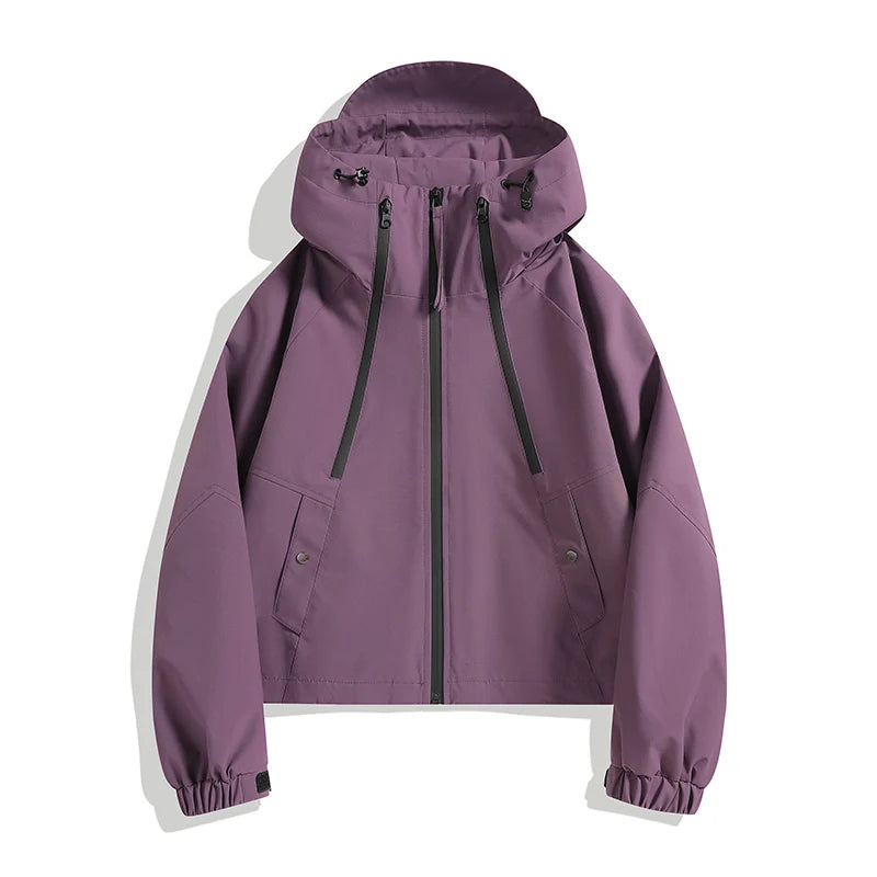 CHRLCK Women Waterproof Hiking 3IN1 Jackets Winter Warm Windproof Windbreakers Women Camping Trekking Thin Jacket Woman